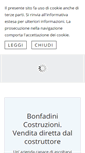 Mobile Screenshot of bonfadinicostruzioni.it